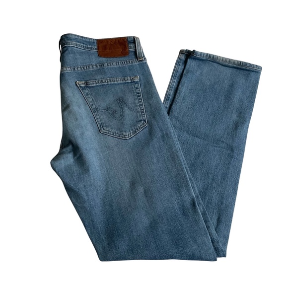 Ag Adriano Goldschmied Other - AG Adriano Goldschmied Jeans Mens 32x34 Blue The Graduate Tailored Leg Faded